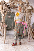 Embroidered Patch Joni Trousers