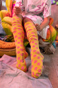 Dots Over-the-Knee Socks